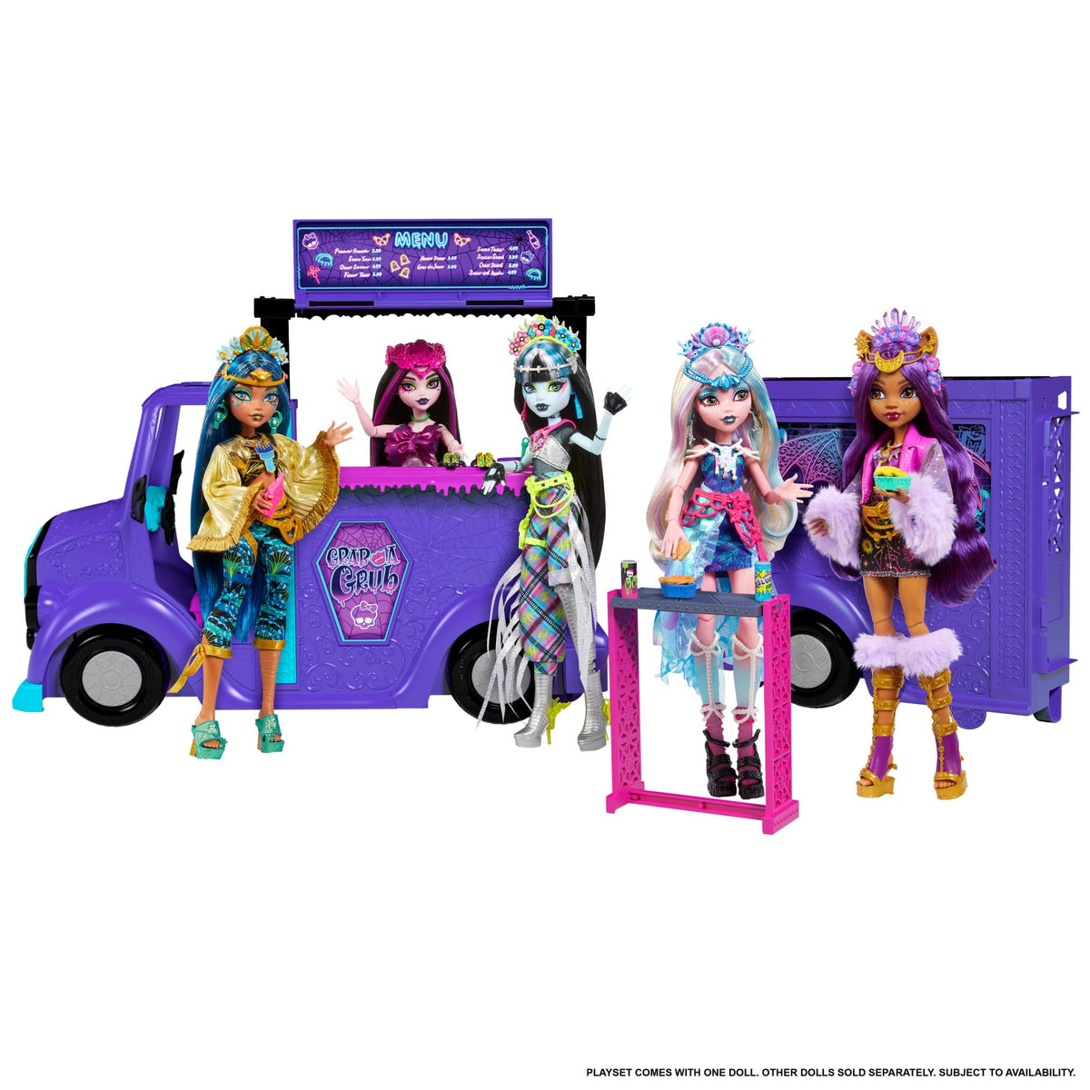 Doll & Playset with Pullout Stage Transformation & 13+ Themed Accessories Z60827