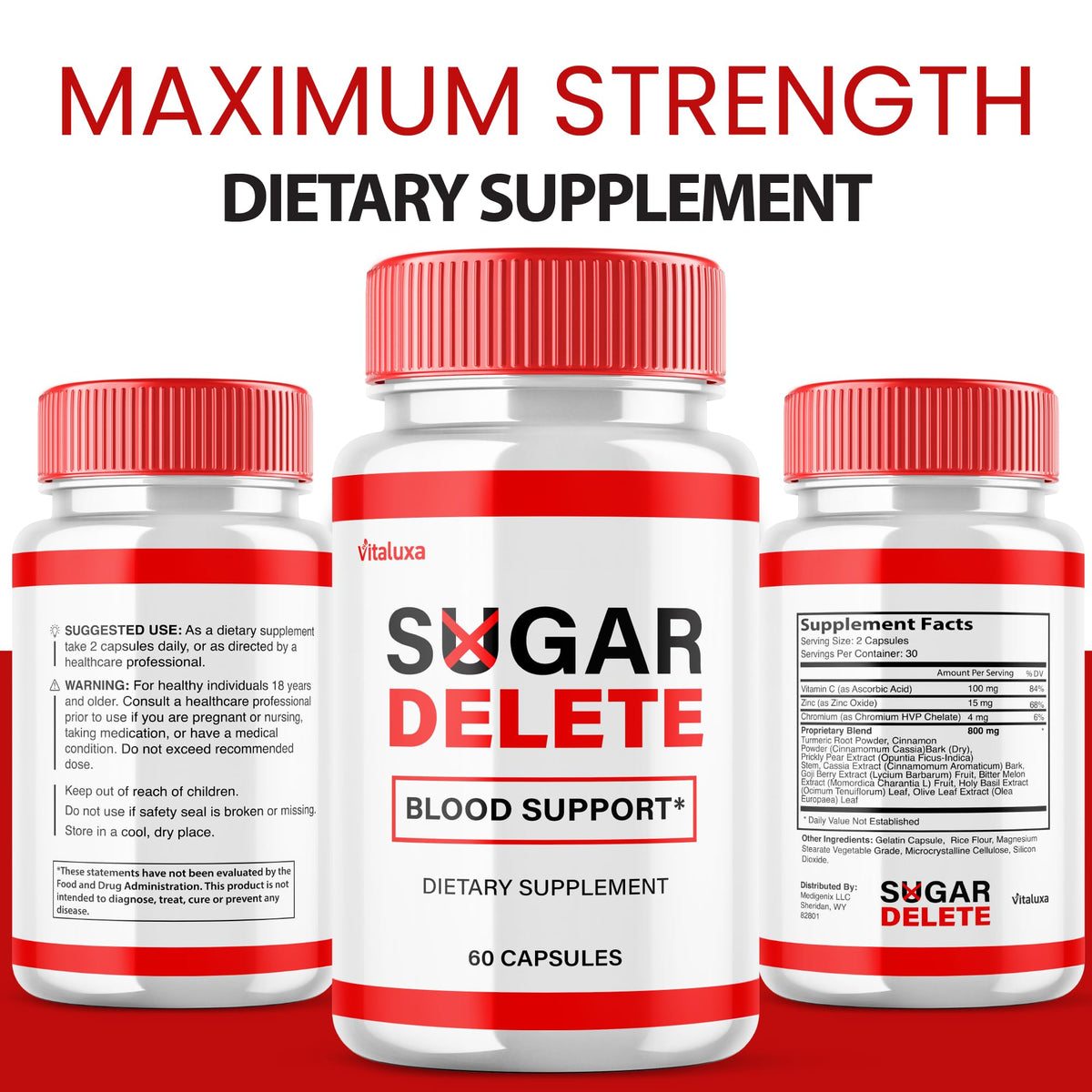 3 Pack 180 Capsules Blood Support Supplement O27499