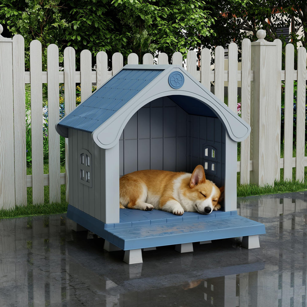 Weatherproof Elevated Outdoor Cat House N340589