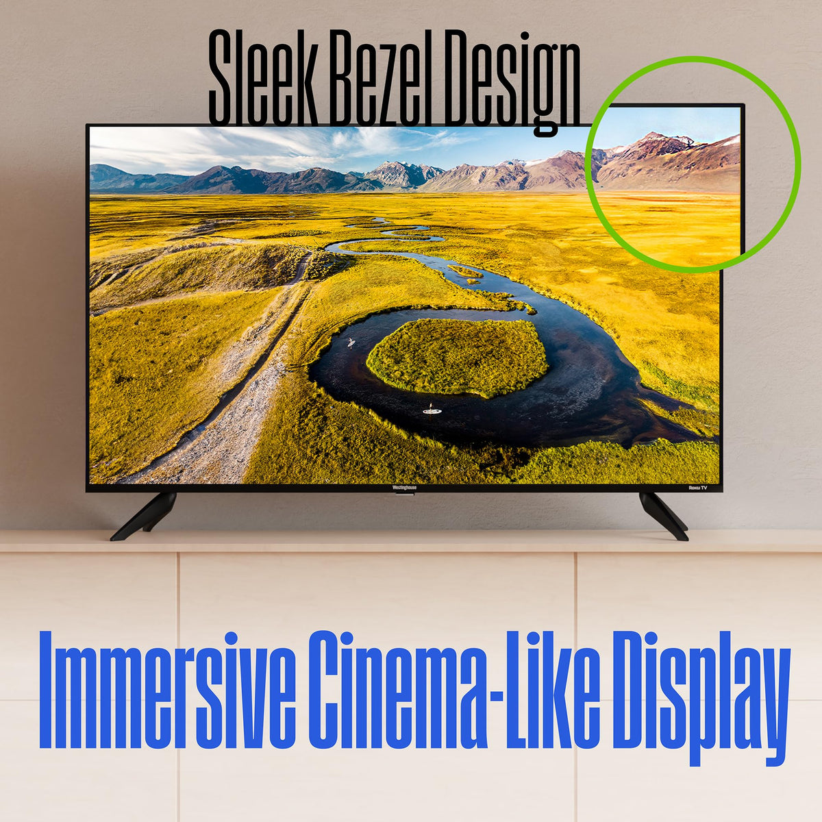 55 Inch 4K TV and 2.0 Channel Soundbar L542