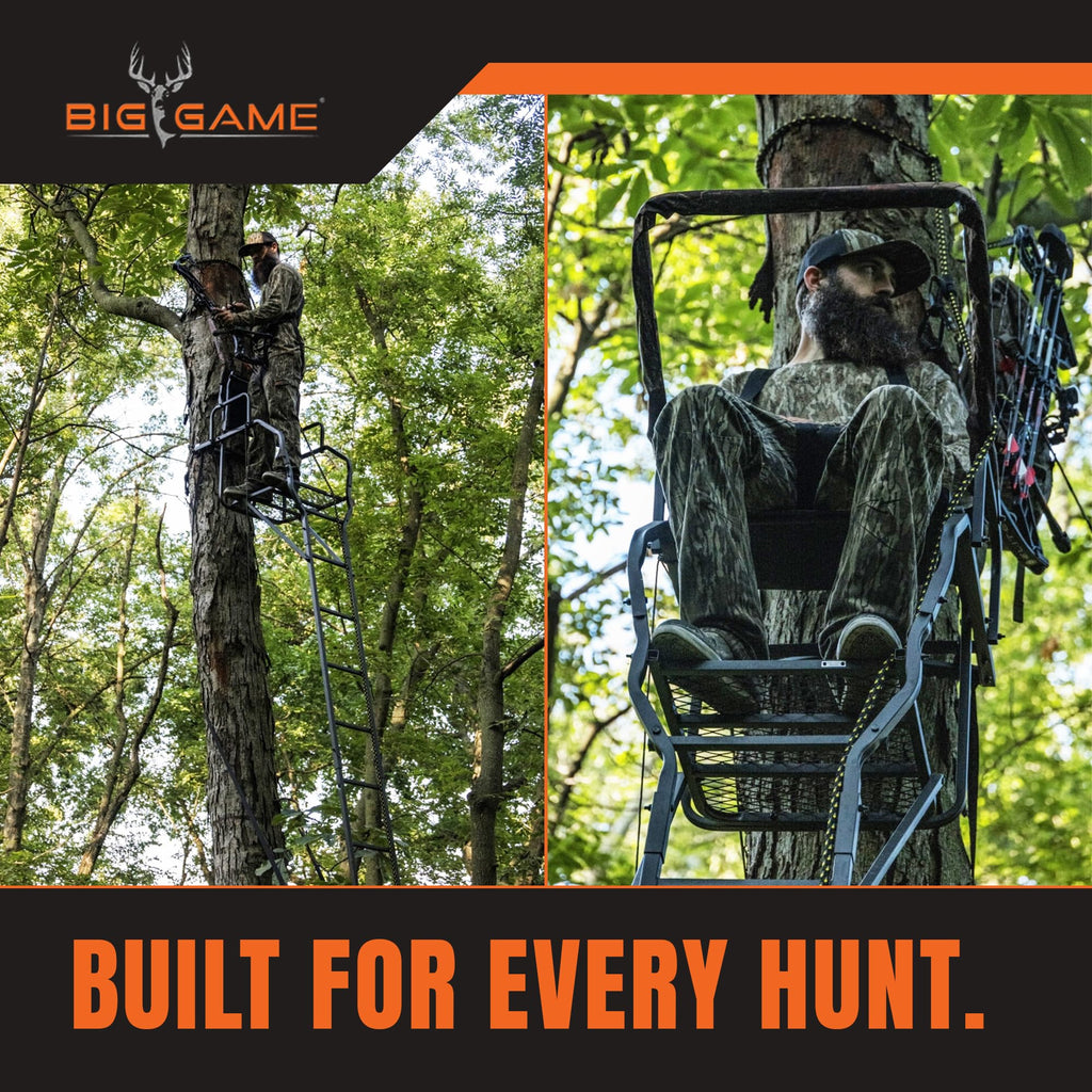 Ladder Treestand with Flip Back Seat T27683