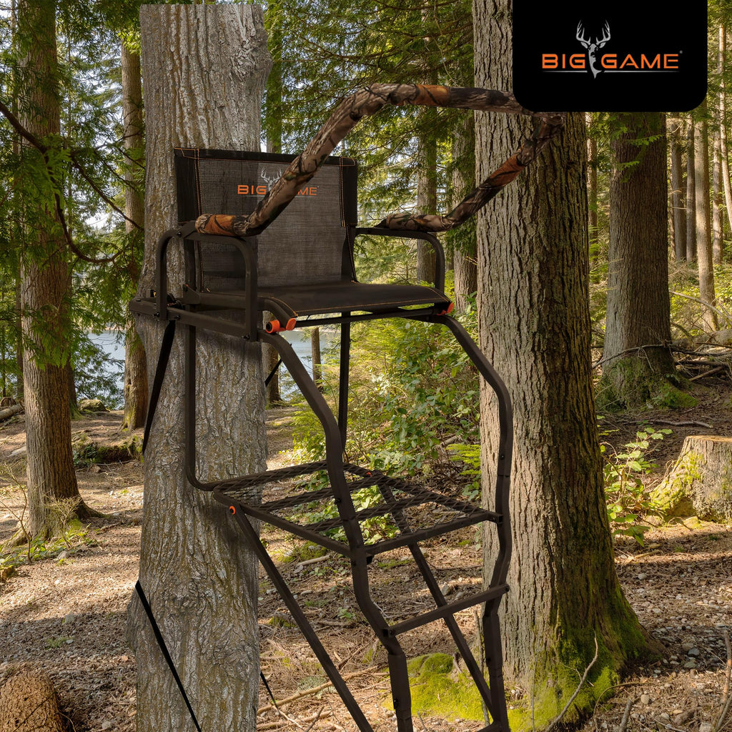 Ladder Treestand with Flip Back Seat T27683